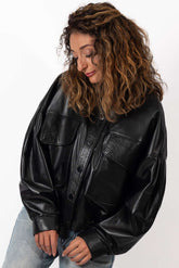 Women's leather jacket Bogdana